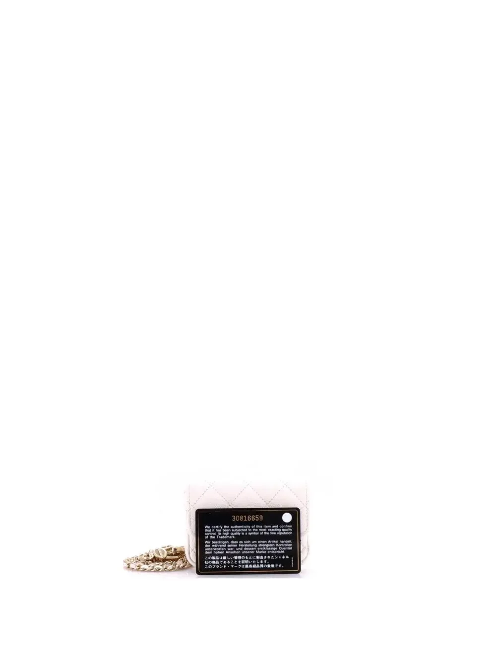 Chanel Classic Flap Chain Belt Bag #287588C28B